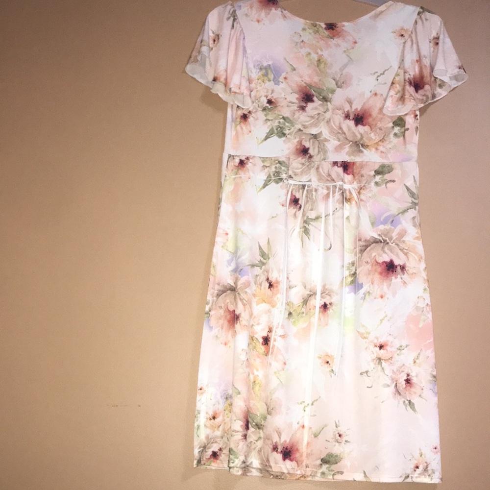Floral V-Neck Women’s Dress Size XL - Picture 13 of 14
